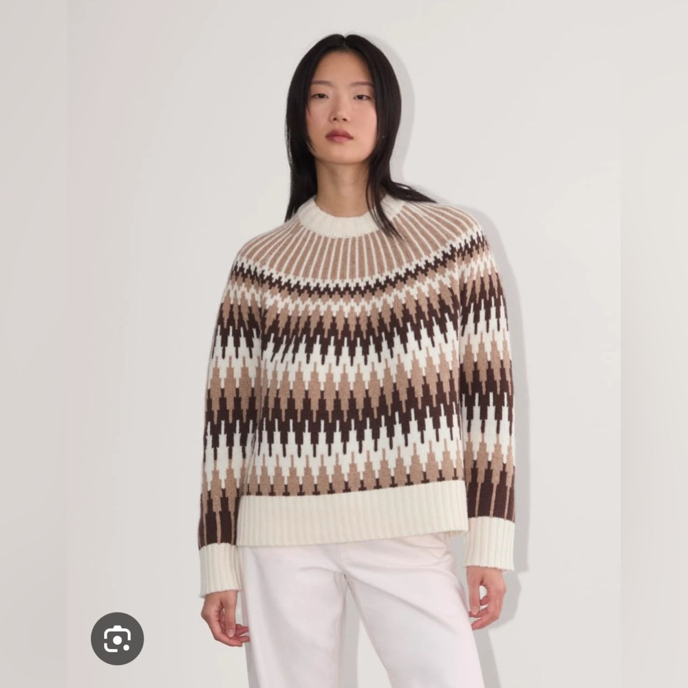 Everlane The Fair Isle Crew NWT